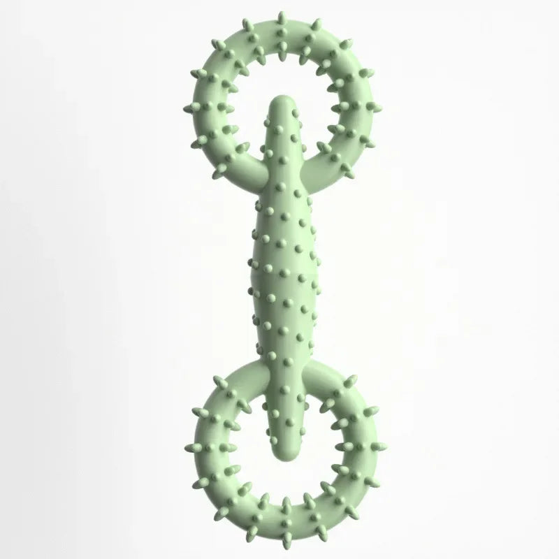 Indestructible Dog Pull Ring Toy – Interactive Chew Toy for Puppies, Teeth Cleaning & Boredom Relief