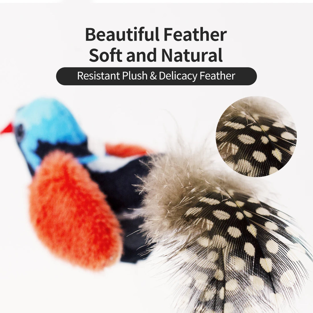 Chirp Bird Interactive Cat Toy with Realistic Sound 🐦🐾