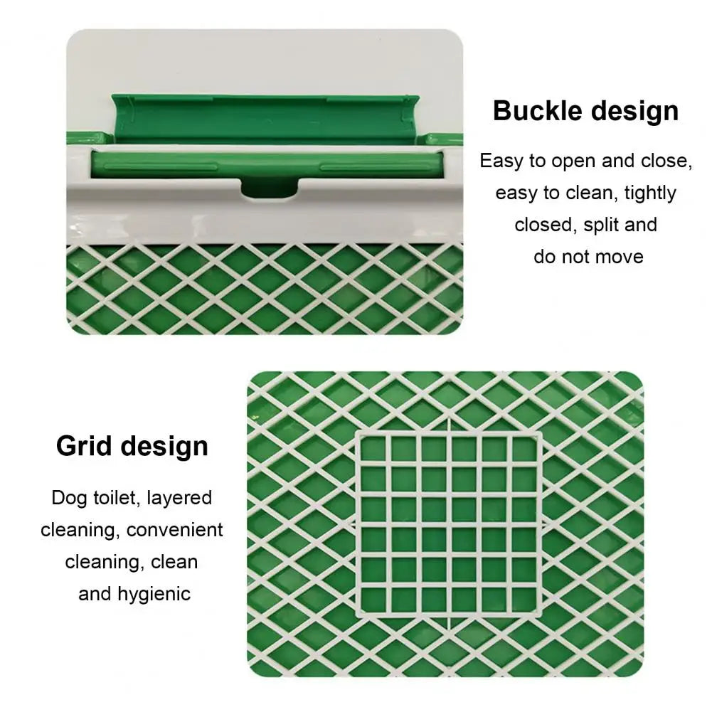 Portable Dog Grass Pee Pad – Reusable Pet Potty Training Mat for Indoor/Outdoor Use