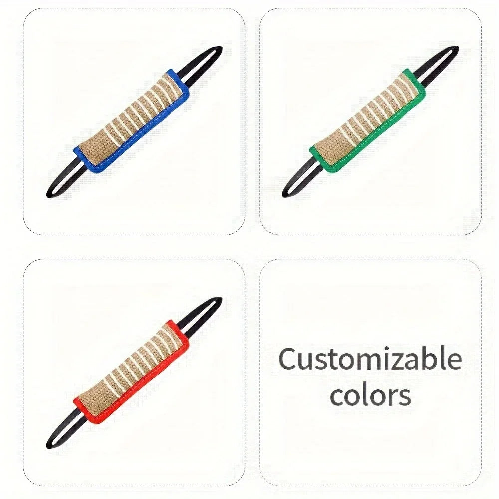 🦷 1Pc Durable Jute Dog Chew Toy – Bite-Resistant Teething Stick for Puppies & Adult Dogs 🐾💪