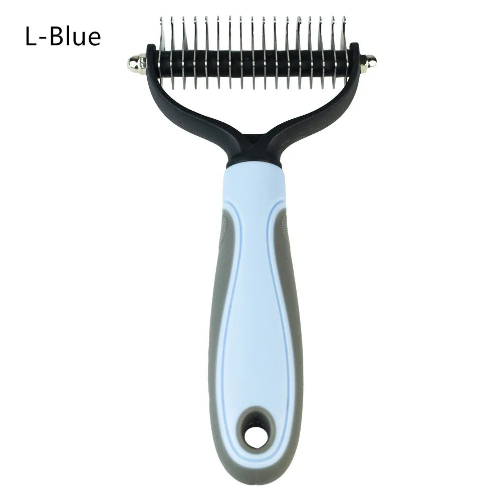 All-in-One Dog & Cat Hair Remover Brush – Grooming Comb for Long, Short & Curly Hair