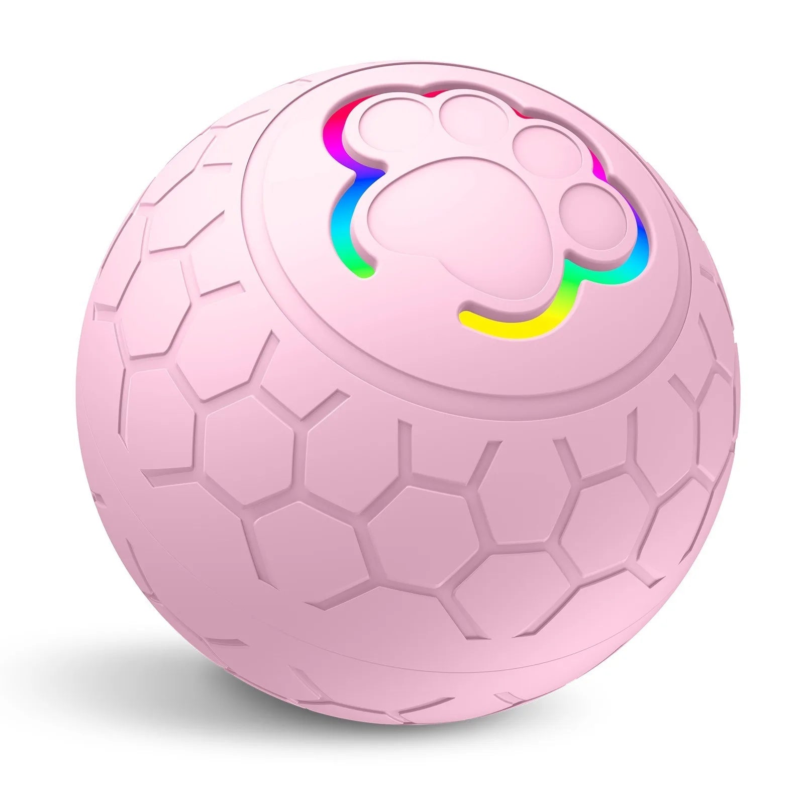 Smart Dog Toy Ball – USB Automatic Bouncing Rolling Ball with RGB Lights