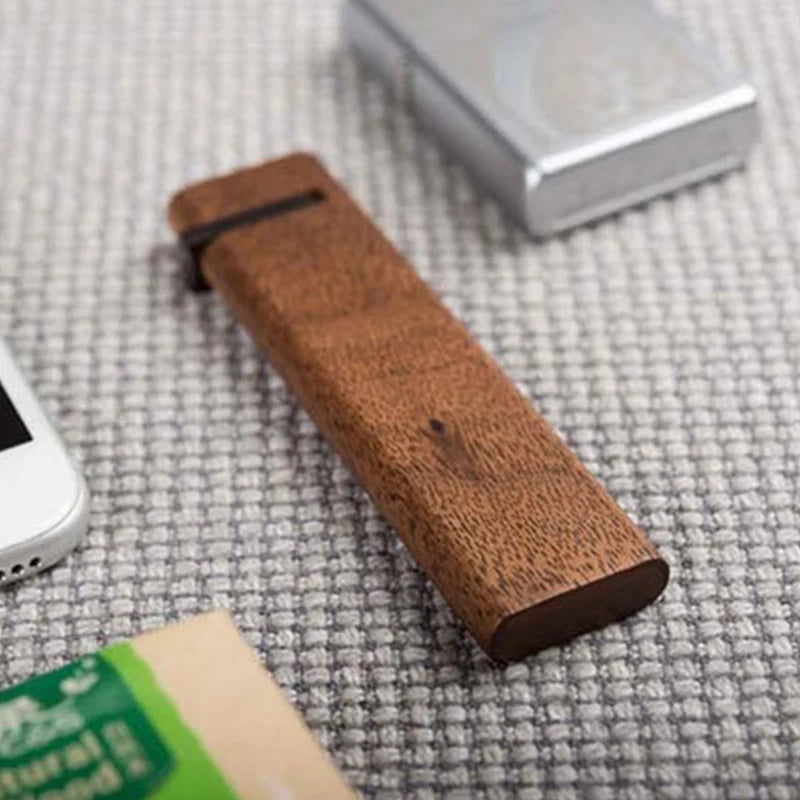 Natural Walnut Toothpick Holder – Portable Wooden Storage Case 🌿🪵