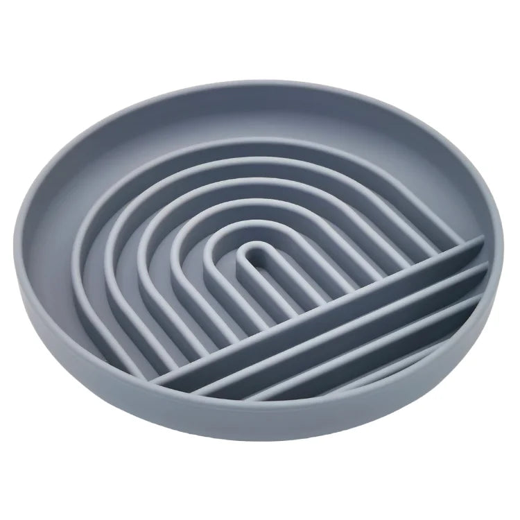 Slow Feeder Pet Bowl – Anti-Slip & Anti-Choking for Cats & Puppies 🐾🍽️