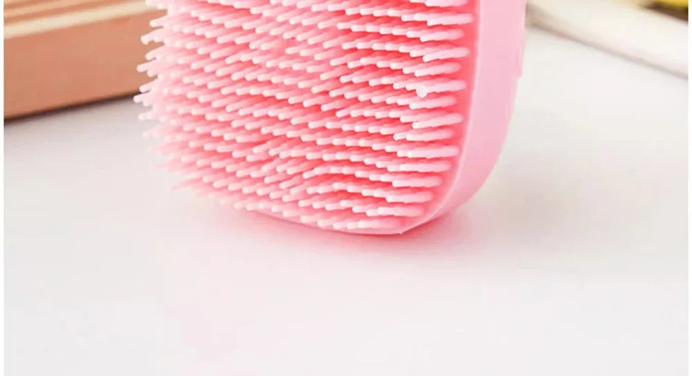 Soft Silicone Pet Bath Massage Brush – Multifunctional Grooming Tool for Dogs & Cats