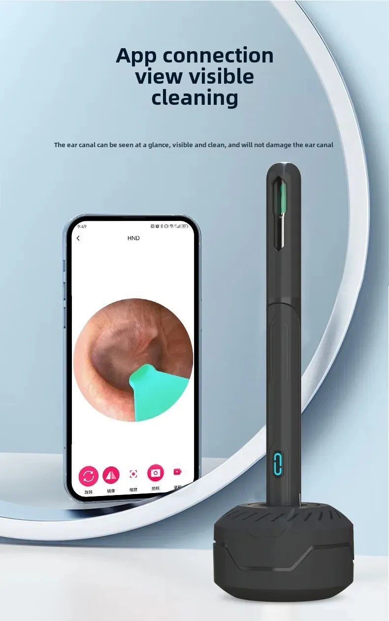 HD Ear Cleaner with Camera – NK3 Otoscope Wax Removal Tool Set with USB-C Charging & Endoscope for Ear Cleaning