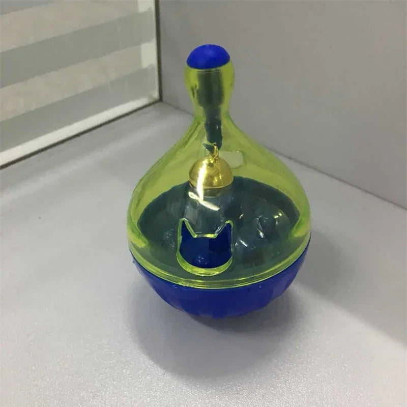 🐭 Interactive Mouse-Shaped Cat Treat Ball – Food Dispensing Tumbler Feeder