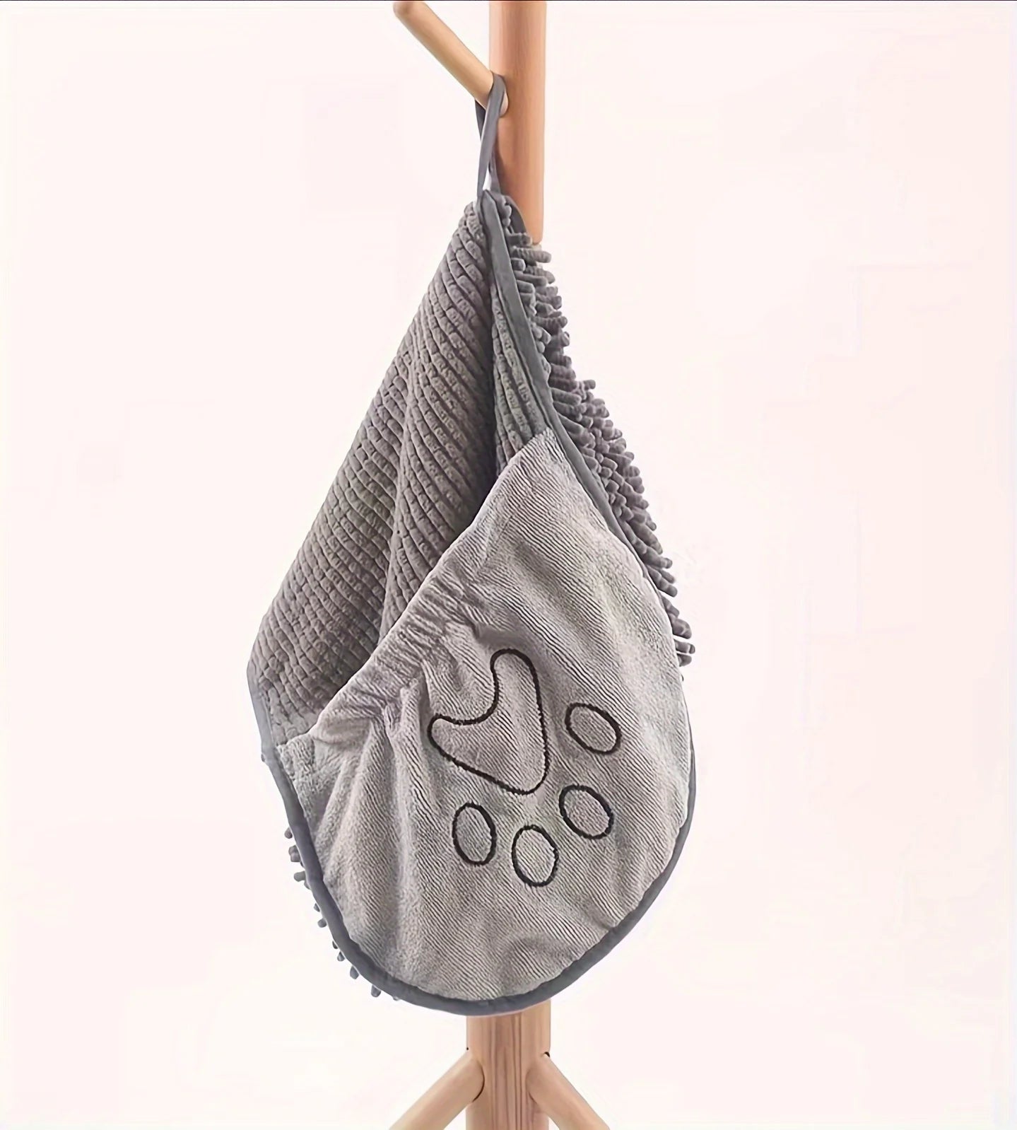 Chenille Pet Bath Towel – Quick Absorbent Dog & Cat Towel for Fast Drying