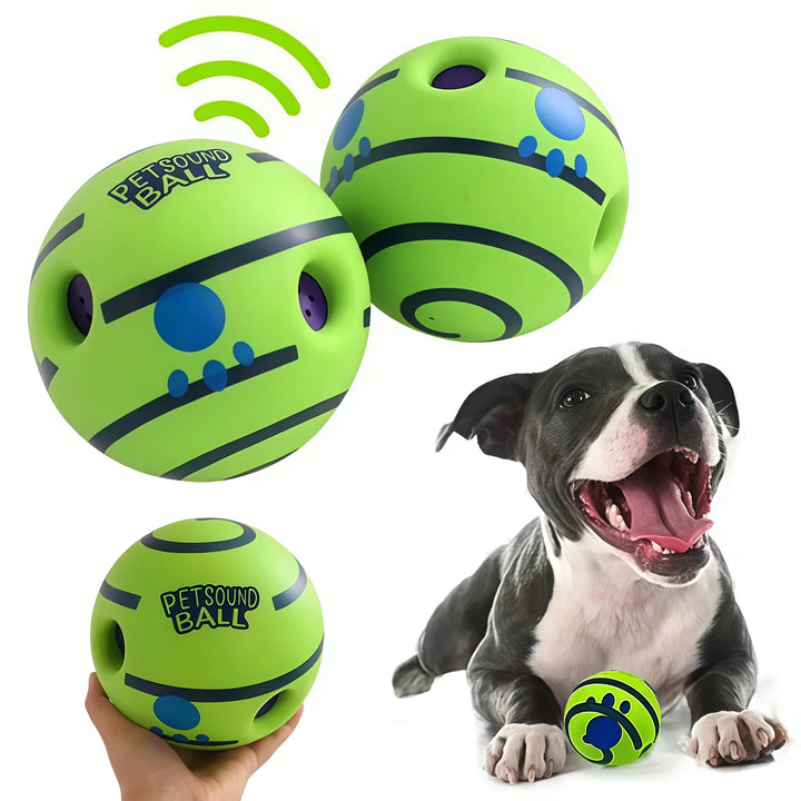 Wobble Wag Giggle Glow Ball – Interactive Dog Toy with Fun Giggle Sounds & Glowing Effect