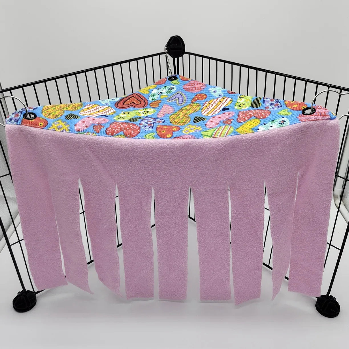 Tassel Strip Hanging Pet Tent Hideout – Hammock Curtain Nest for Guinea Pig, Hamster, Hedgehog & Small Pets