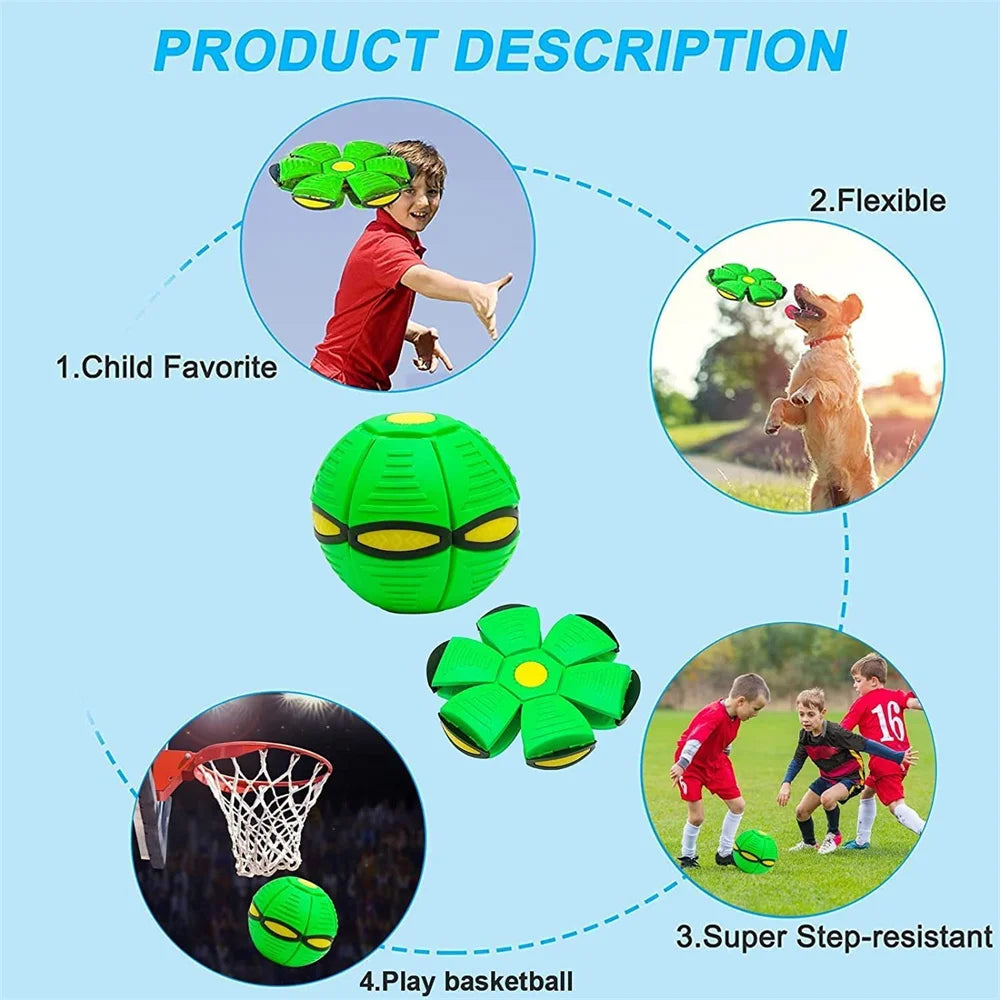 Indestructible Flying Saucer Dog Toy – Chew-Proof Interactive Toy for Aggressive Chewers, Outdoor Training Ball for All Dogs