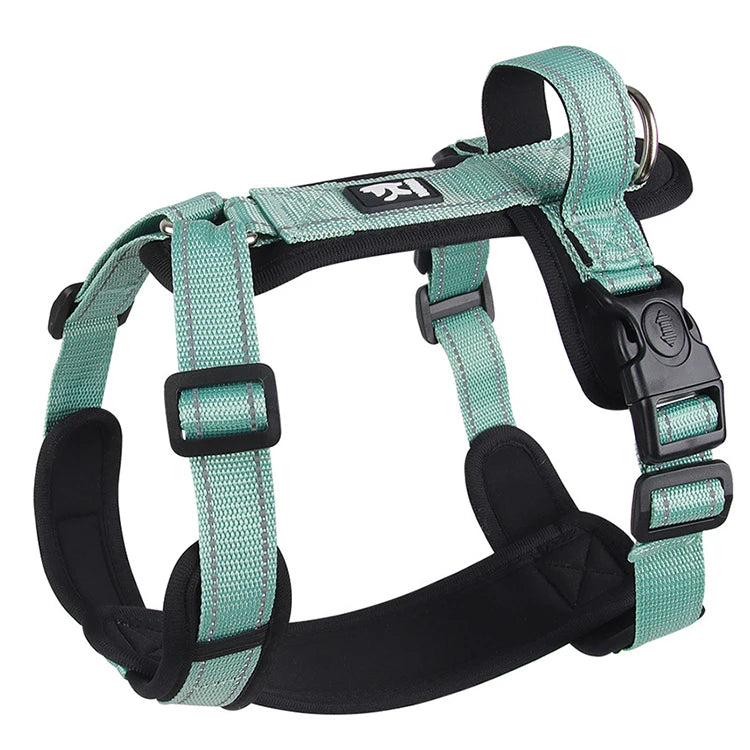 🐶 Reflective Dog Harness with Handle – Adjustable Vest for Easy Control