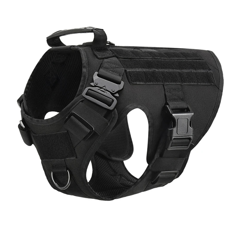 🐾 Tactical Military Dog Harness & Leash Set – All Breeds Training Vest for Outdoor Adventures