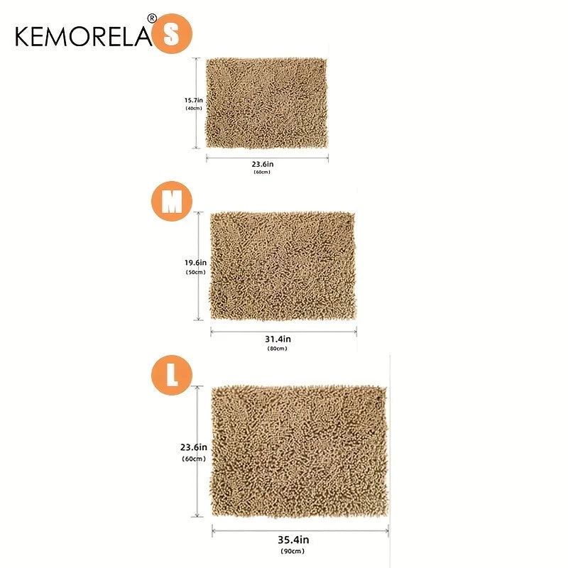 Super Absorbent Dog Mud Mat – Quick-Dry Microfiber Entry Rug with Non-Slip Backing, Washable & Easy to Clean