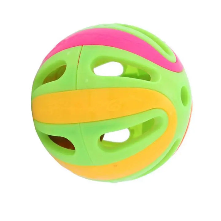 Cat Jingle Ball Toy with Bell – Interactive Hollow Pounce & Chase Toy for Kittens