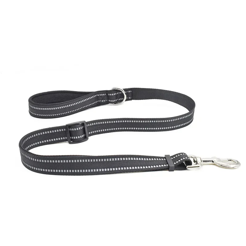 🐾 Personalized Nylon Adjustable Dog Harness – Reflective, Breathable Vest with Leash for Small, Medium & Large Dogs
