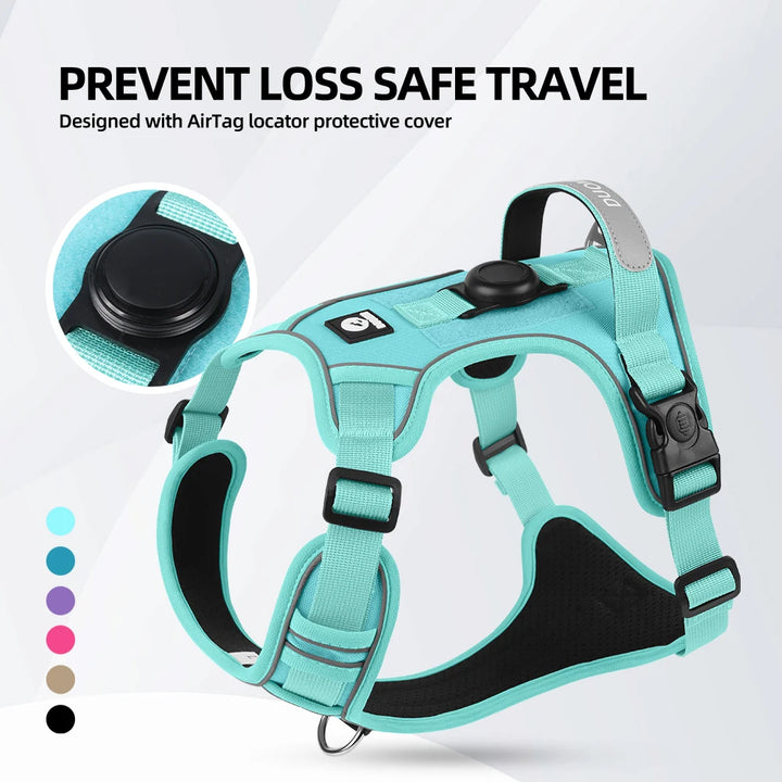 🐶 Anti-Pull Dog Harness – Reflective, Escape-Proof, Adjustable Chest Strap for Large & Medium Dogs