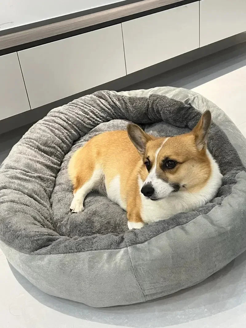 Very Soft Warm Dog Bed Sofa – Cozy Pet Basket for Medium & Large Dogs & Cats