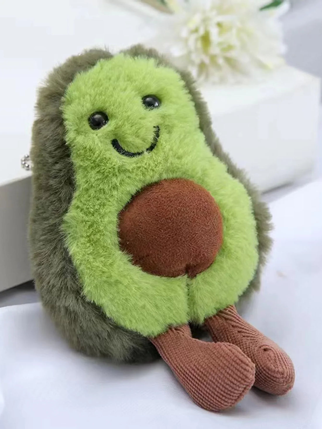 🥑 Funny Avocado Cat & Dog Plush Toy – Cute Pet Companion & Backpack Charm 🐾💚