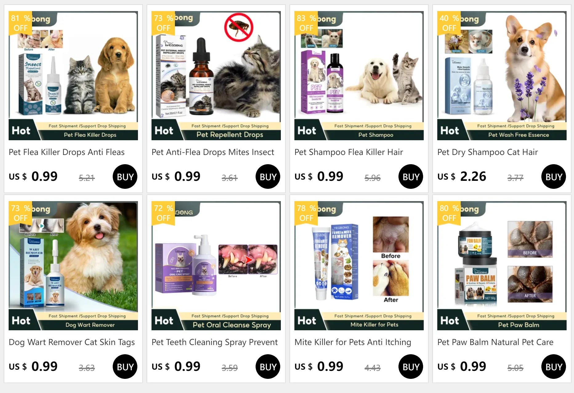 Pet Multivitamin Health Drops – Boost Immunity, Oral Care & Digestive Support for Dogs & Cats