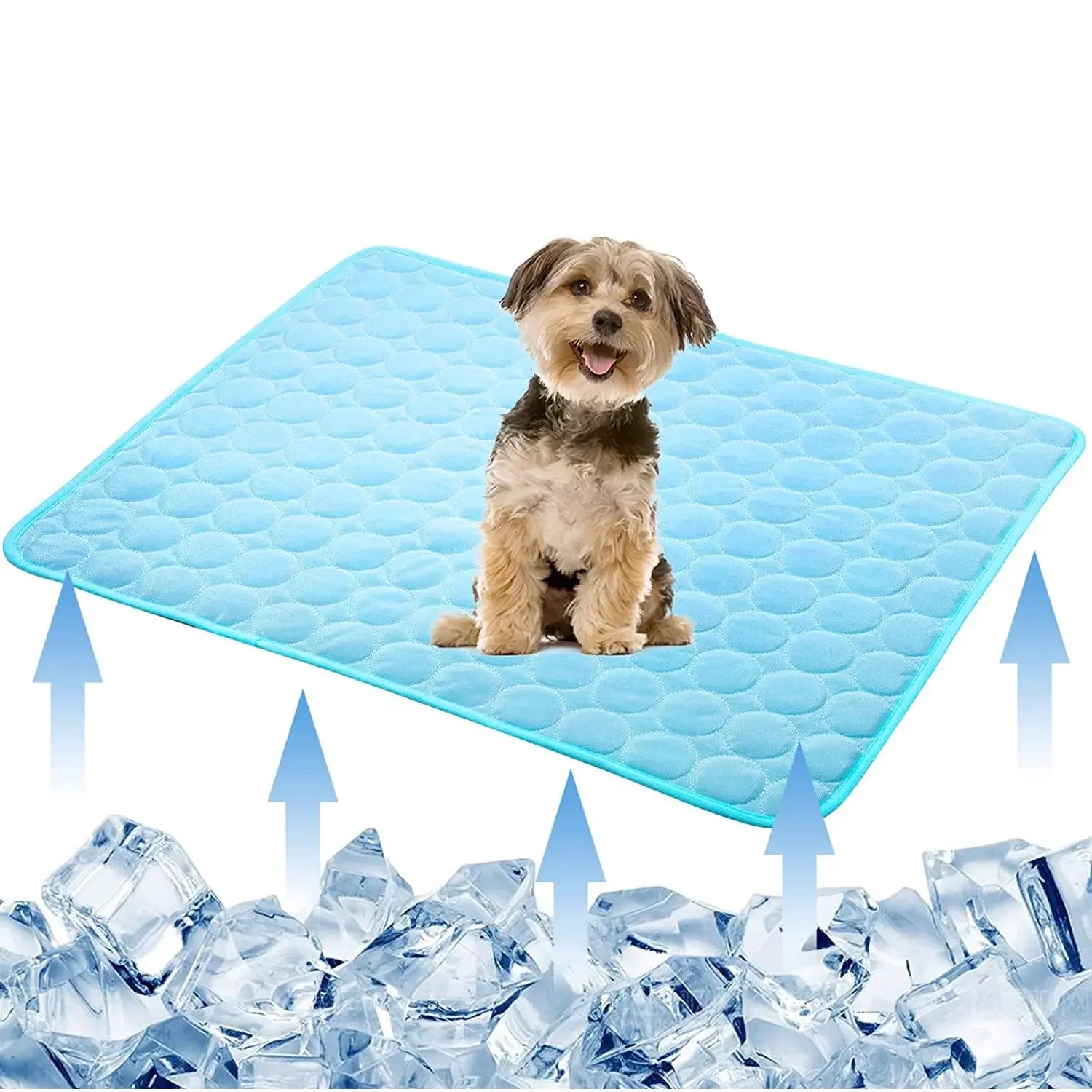 NONOR Dog Cooling Mat – Breathable Summer Pet Bed for Dogs & Cats, Self-Cooling Pad for Crate, Kennel & Car Seat