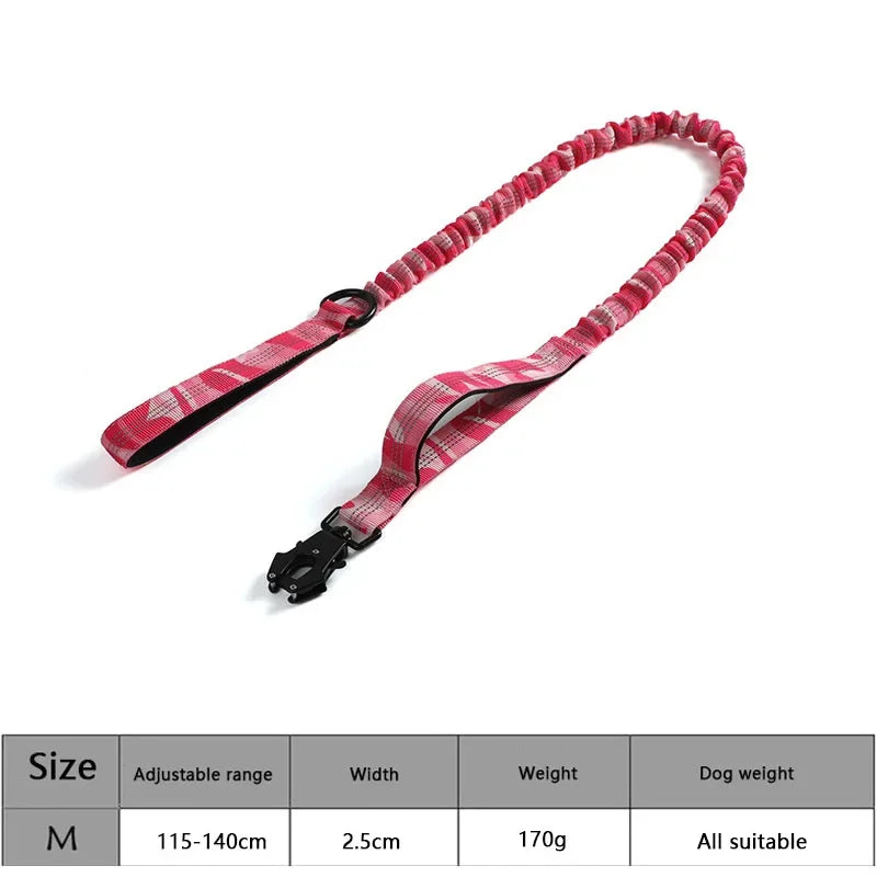 Adjustable Tactical Dog Collar & Traction Rope
