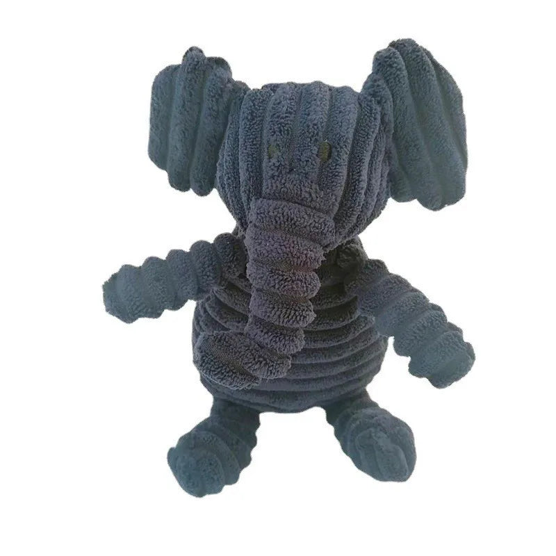 Donkey Plush Squeaky Dog Toy – Corduroy Chew & Training Toy for Puppies