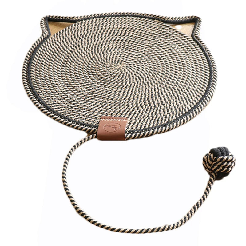 Cotton Rope Cat Scratching Mat – Durable Wear-Resistant Claw Grinder & Scratcher Toy