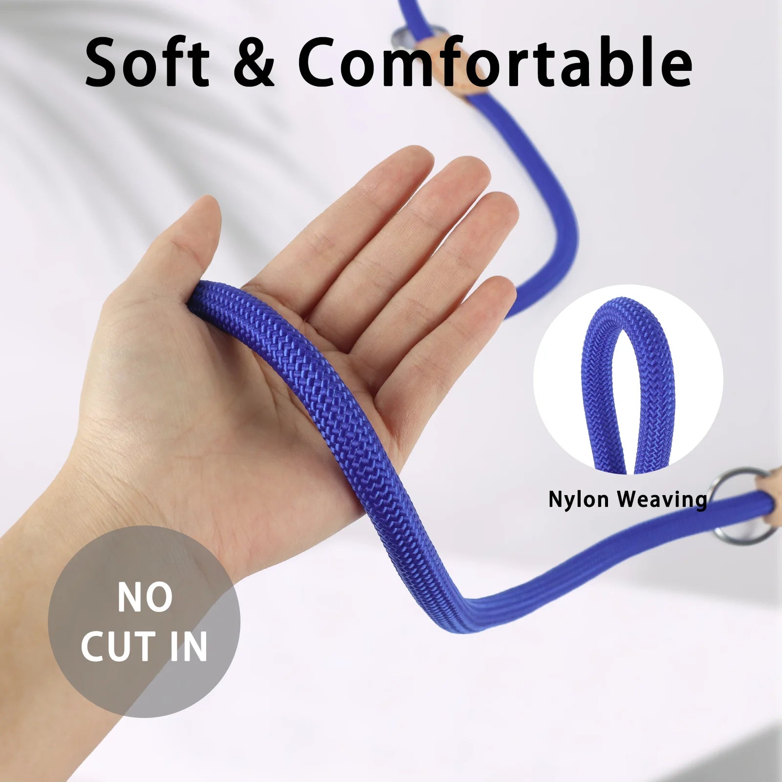 🐕‍🦺 210cm Multipurpose Adjustable Double Dog Leash – Hands-Free Luxury Nylon Leash for 2 Small/Medium Dogs