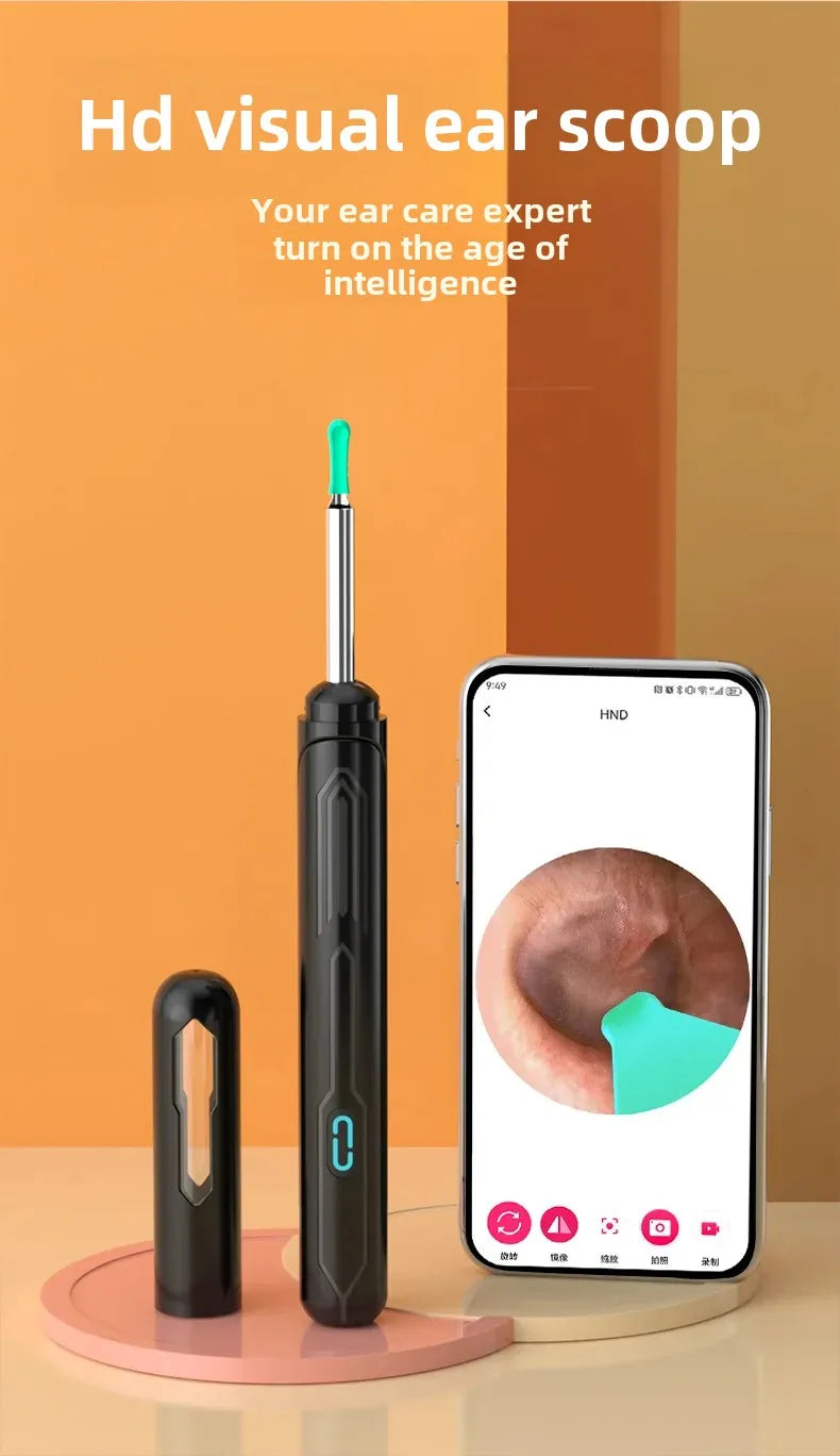 HD Ear Cleaner with Camera – NK3 Otoscope Wax Removal Tool Set with USB-C Charging & Endoscope for Ear Cleaning