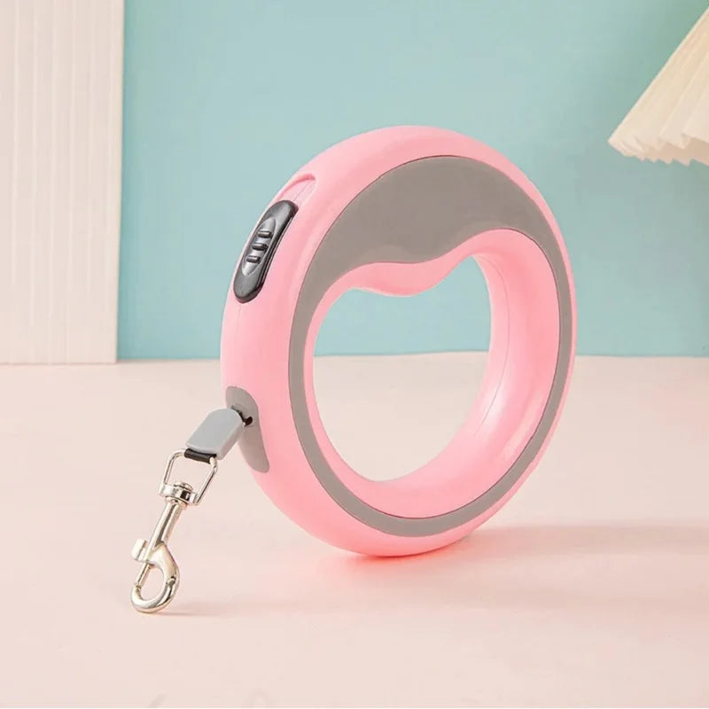 🐾 Automatic Retractable Dog Leash – 98" Shock-Absorbent Lead with Lock Button