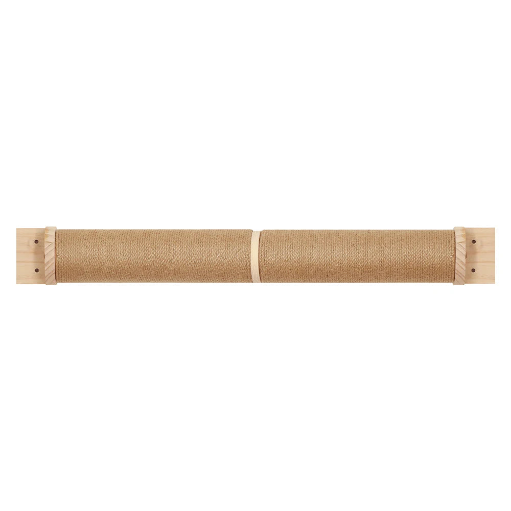 🐾 Wall-Mounted Cat Scratching Post – Wooden Kitten Tree with Thick Columns for Large Cats