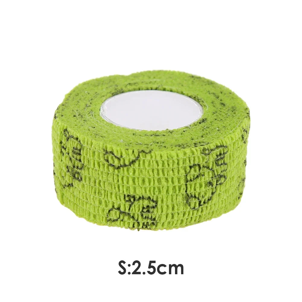 Rose Red Heart Pet Medical Bandage – Elastic First Aid Wrap for Dogs & Cats | Non-Woven Self-Adhesive Vet Tape