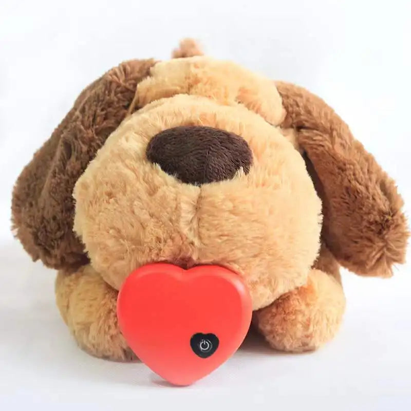 Heartbeat Dog Plush Toy – Calming Anxiety Relief Puppy Sleep Companion with Warmth & Stress Relief
