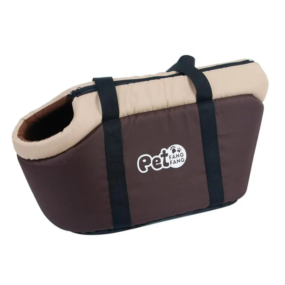 Soft-Sided Pet Carrier Bag – Breathable Travel Tote with Adjustable Strap & Interior Pad for Cats and Small Dogs