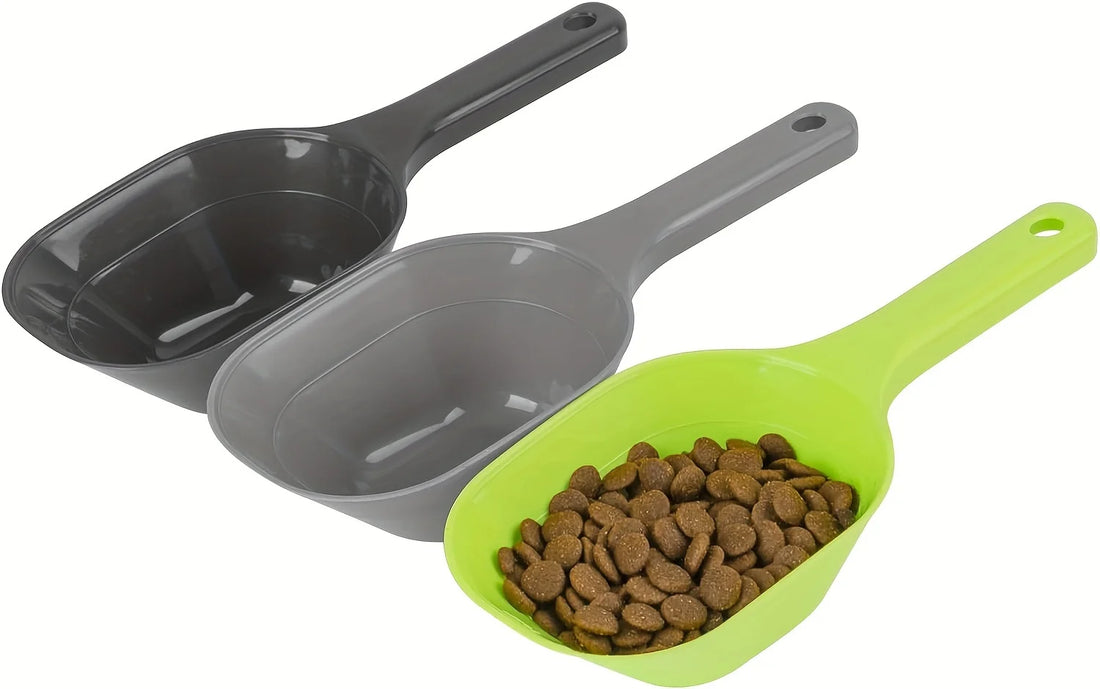 Pet Feeding Shovel Large Capacity Plastic Cat & Dog Food Scoop – Multifunctional Deep Pet Food Spoon