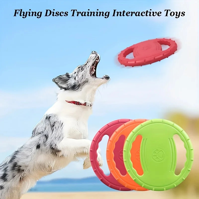 Bite-Resistant EVA Flying Disc for Dogs – Floating Training Ring for Outdoor Interactive Play