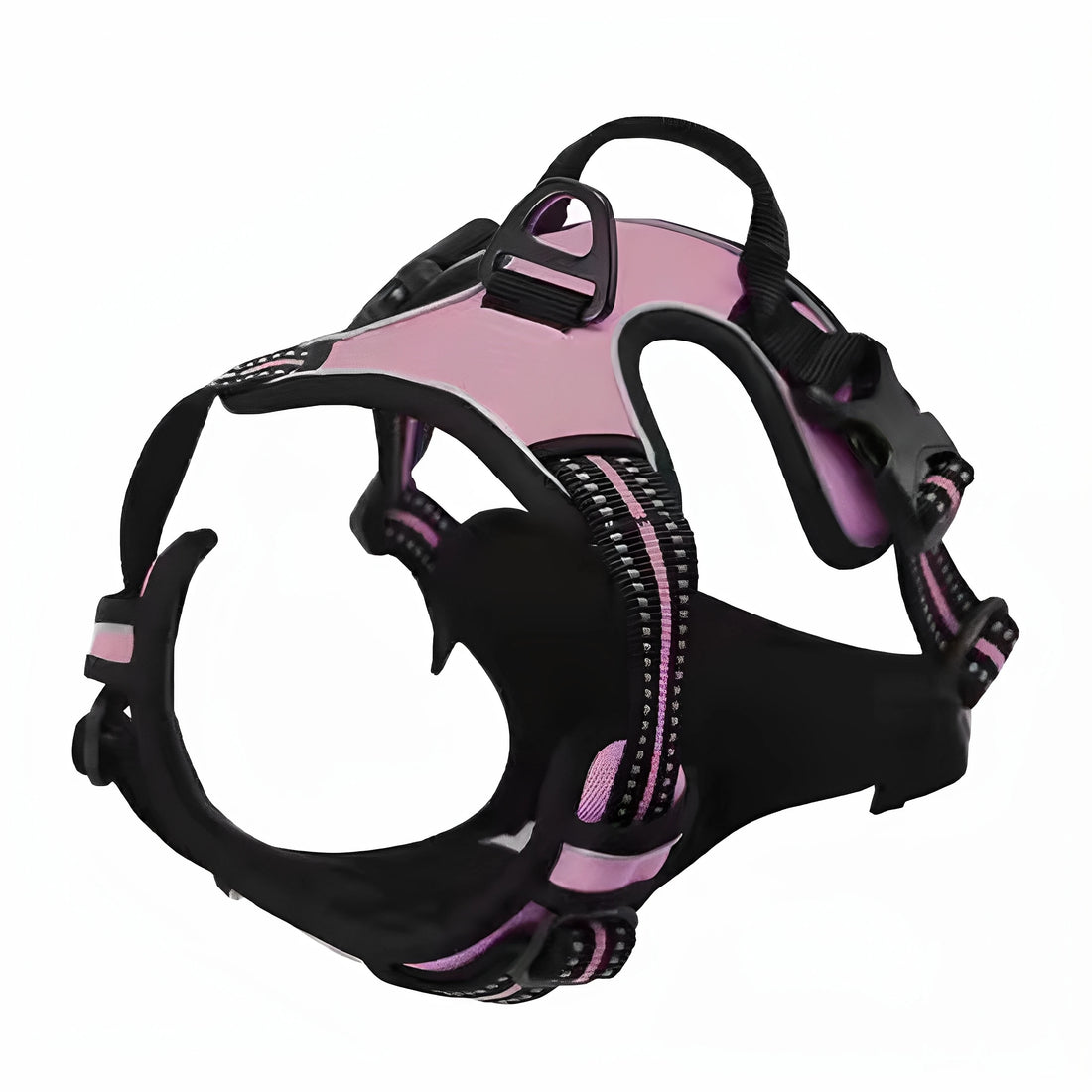 🐶 German Oak Cooling Dog Set – Escape-Proof Harness Vest & Leather Collar