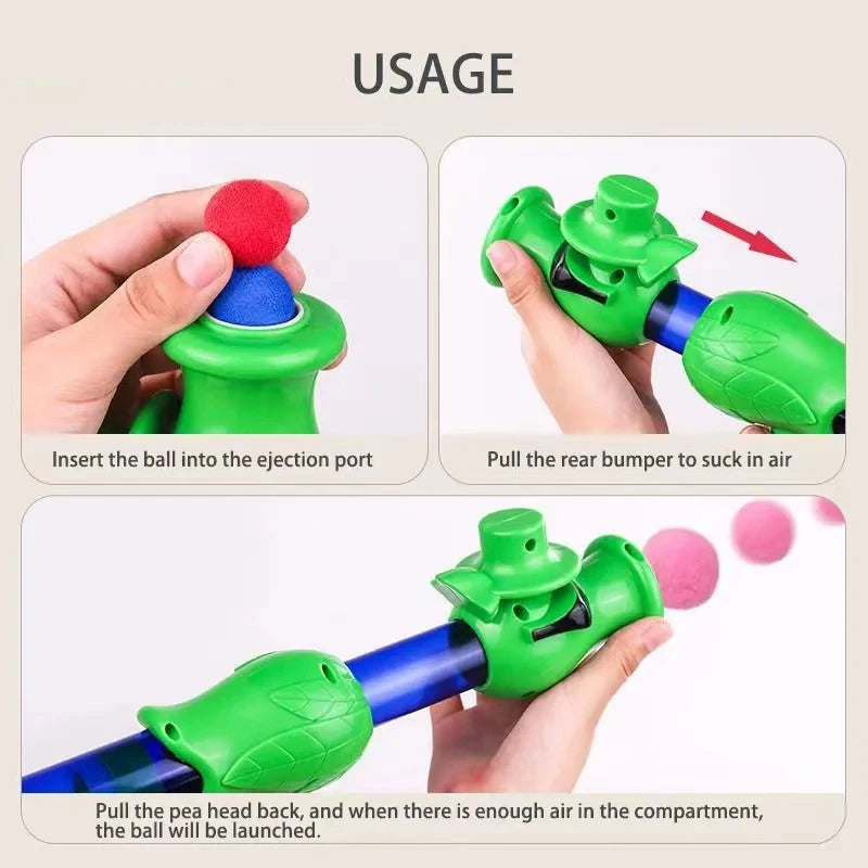 Interactive EVA Ball Launcher Set for Cats & Kittens – Continuous Shooting Pet Toy
