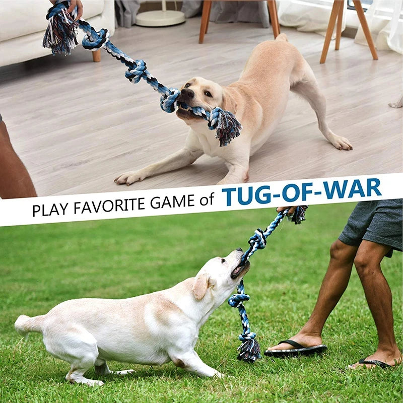 Knot Dog Toys – Indestructible & Durable Chew Tug Toys for Medium & Large Dogs