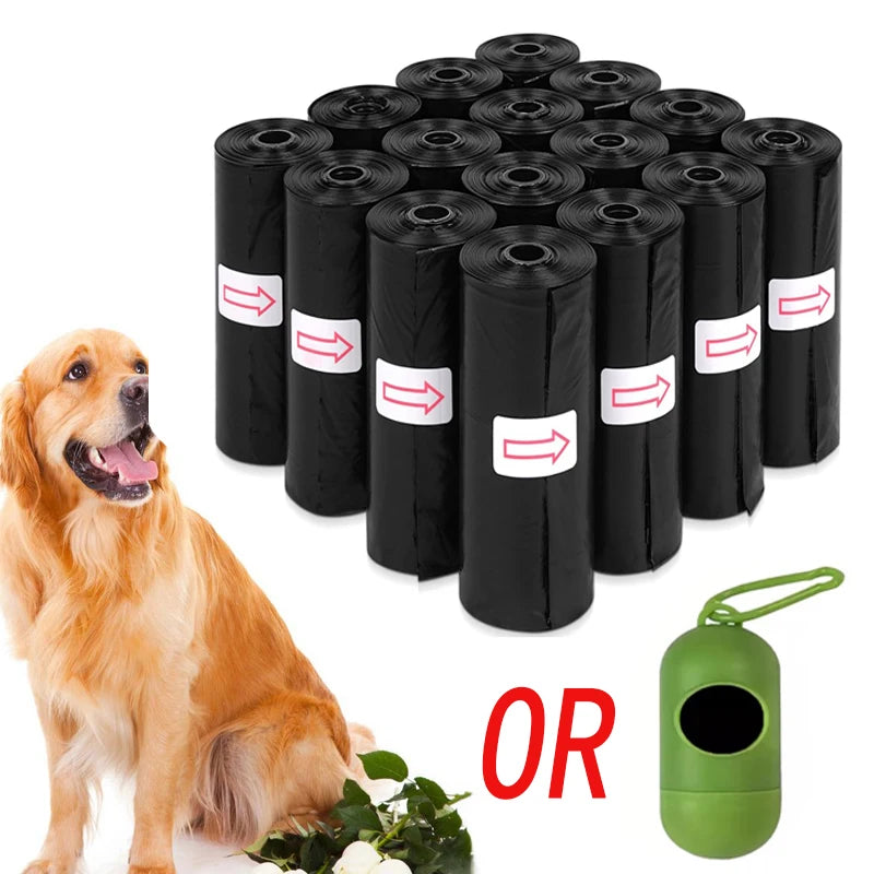 Biodegradable Dog Poop Bags – Leak-Proof Portable Pet Waste Bags for Dogs & Cats, Outdoor Walking Garbage Bags
