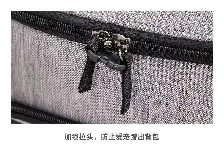 Breathable Expandable Pet Carrier Backpack – Foldable Cat & Dog Travel Bag with Large Capacity for Outdoor Trips & Vet Visits