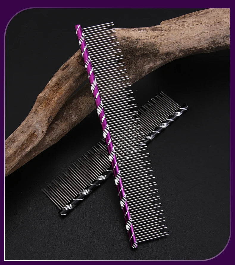 Fenice Cat Grooming Comb – Stainless Steel Pins