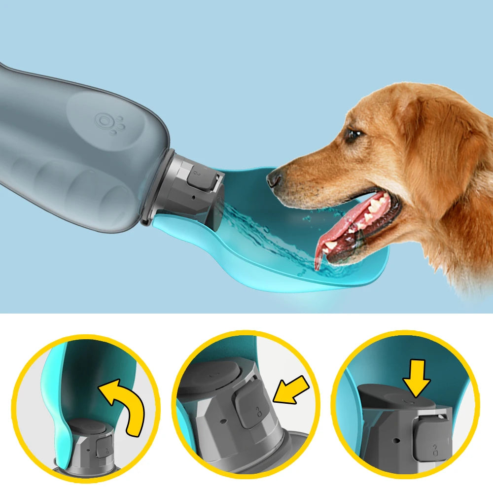 💧 Portable Dog Water Bottle – Leak-Proof Pet Hydration for Outdoor Walks & Travel
