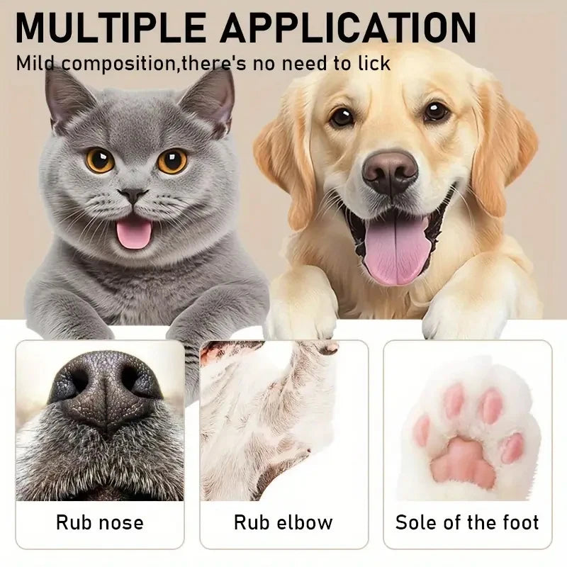 Pet Nose & Paw Balm – Moisturizing Cream for Dogs & Cats | Cracked Paw & Nose Repair
