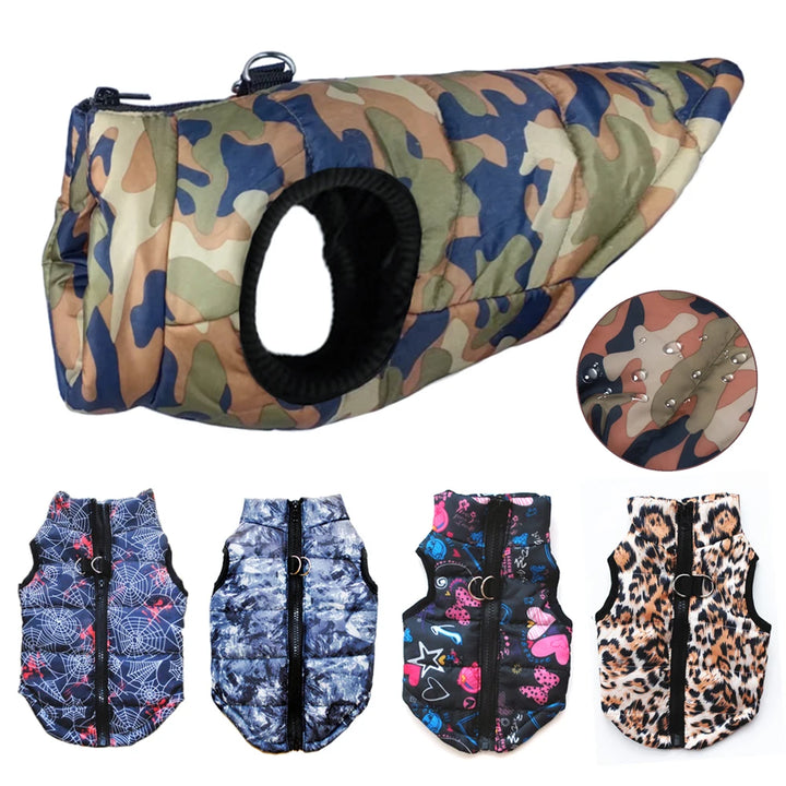 Winter Warm Dog Jacket – Windproof Pet Coat for Small Dogs, Chihuahua, French Bulldog, Yorkie