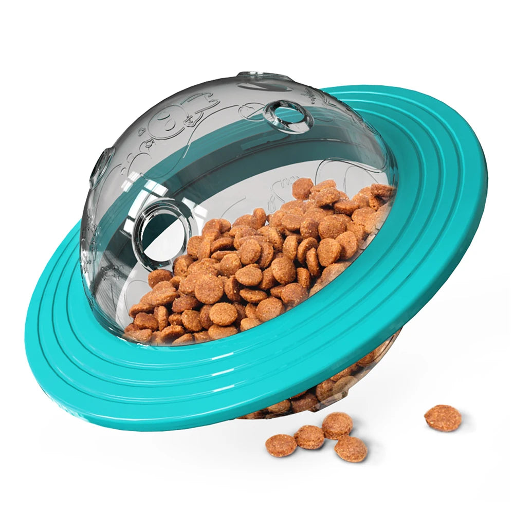 Dog Flying Disk Food Dispenser – Interactive Slow Feeder Toy 🥏🐾