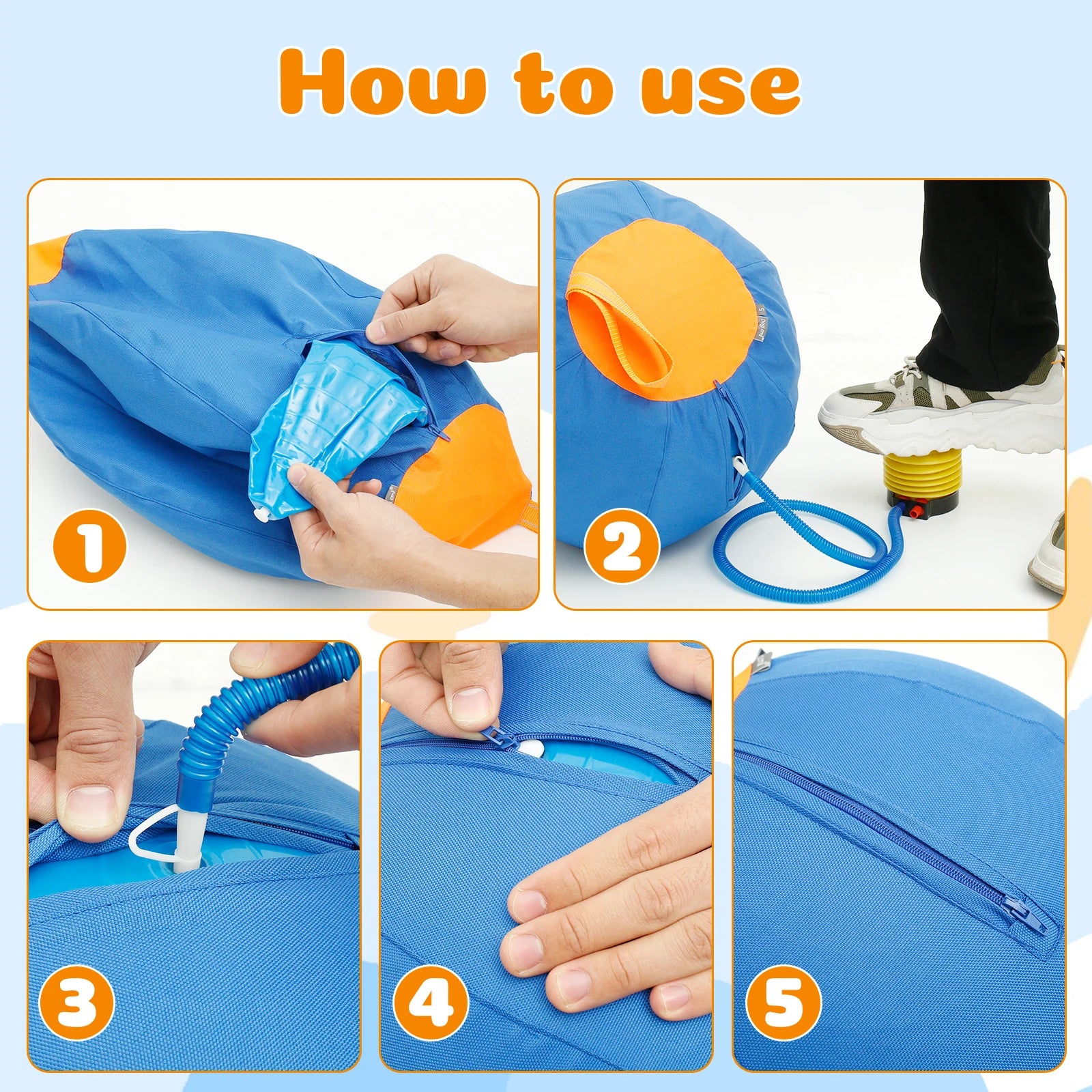 Durable Inflatable Herding Ball for Dogs – Outdoor Interactive Self-Play Training Toy for Active