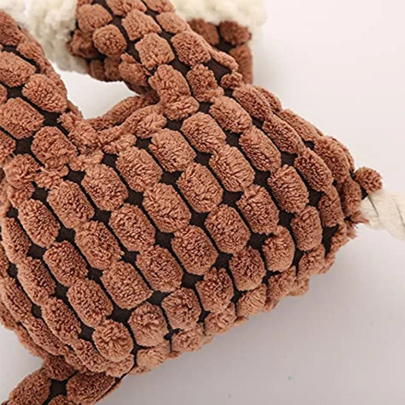 Plush Donkey Squeaky Dog Toy – Durable Chew & Training 🐾🧸