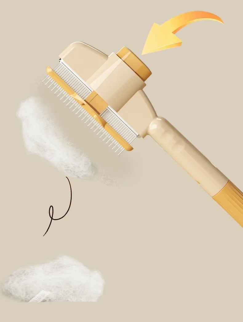 Self-Cleaning Dog & Cat Brush 🐾 Pet Hair Remover Comb